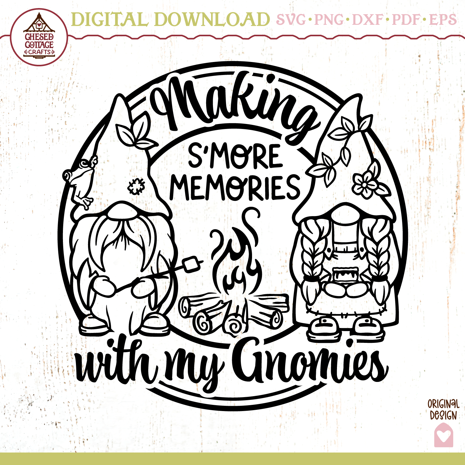 S'more Memories Camping Gnomes