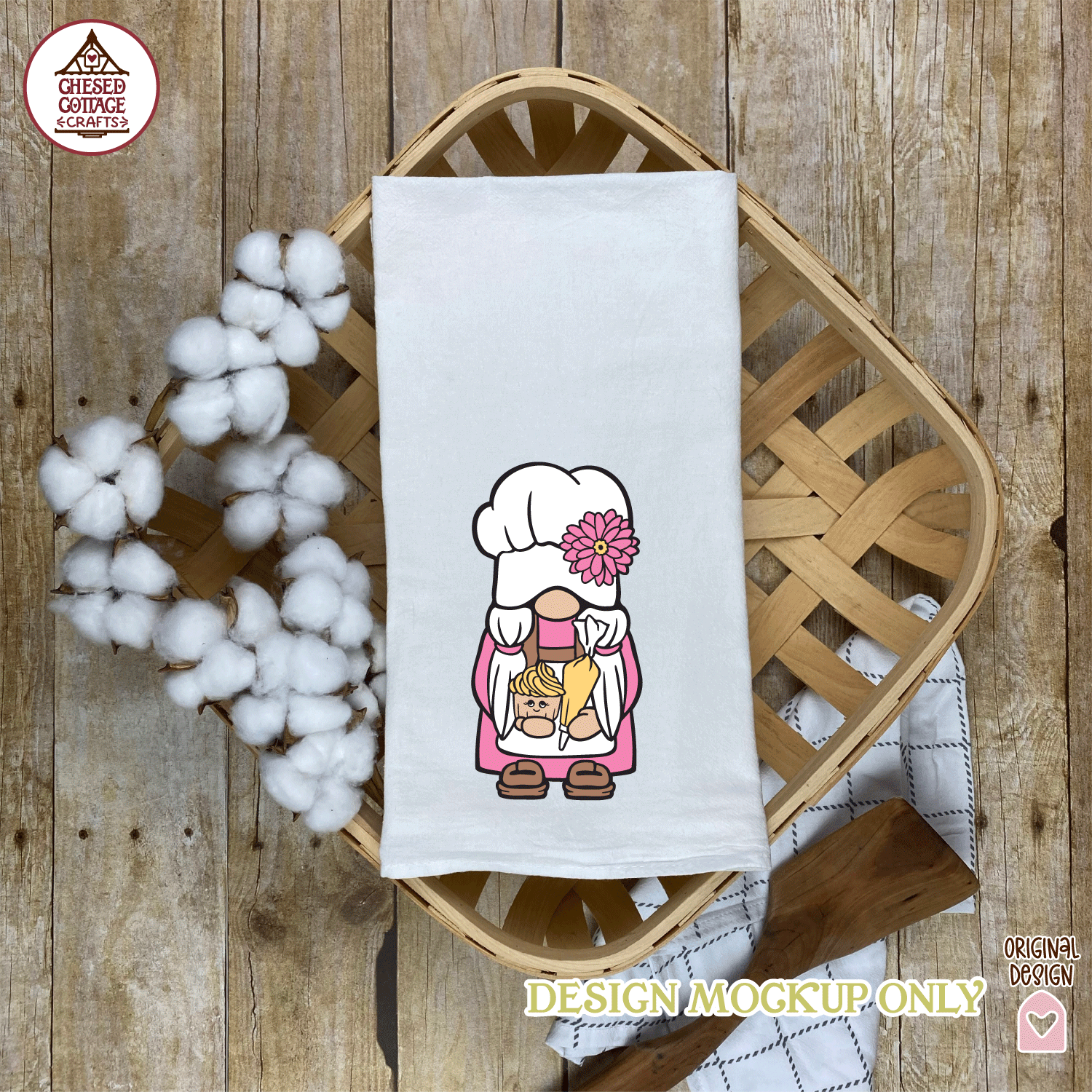 Baker Cupcake Gnome - Image 2