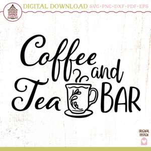 Coffee and Tea Bar Sign