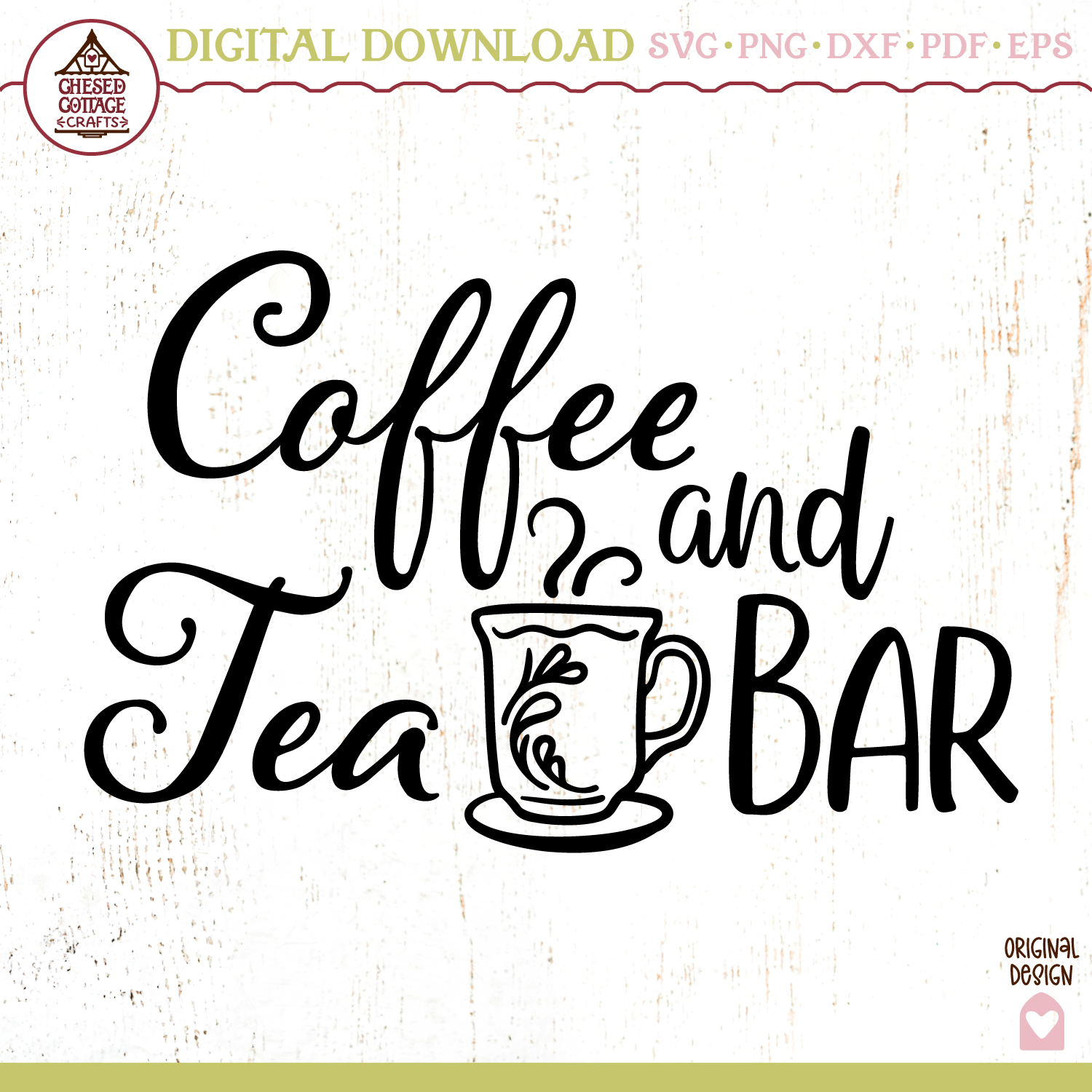 Coffee and Tea Bar Sign
