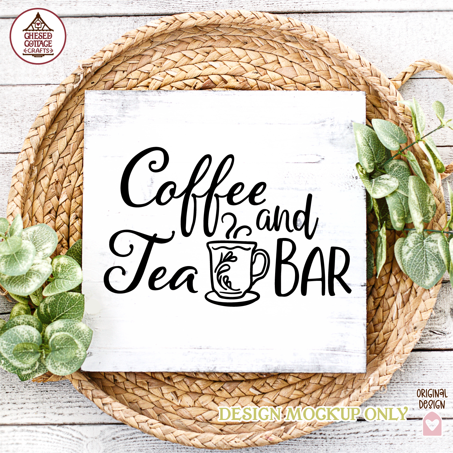 Coffee and Tea Bar Sign - Image 2