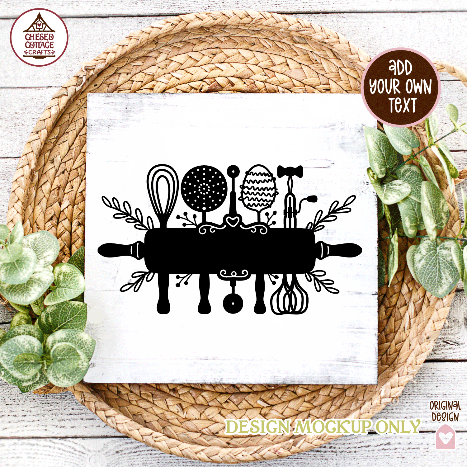 Kitchen Utensil Monogram - Image 2