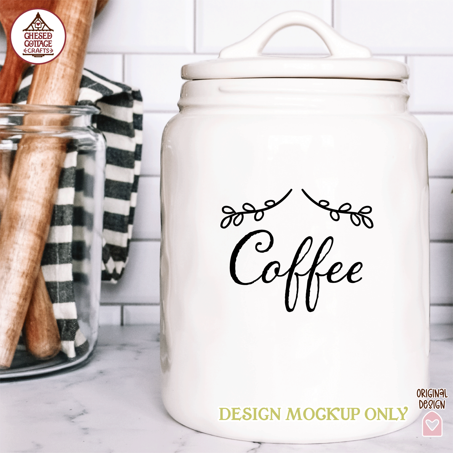 Floral Flourish Canister Labels - Image 8