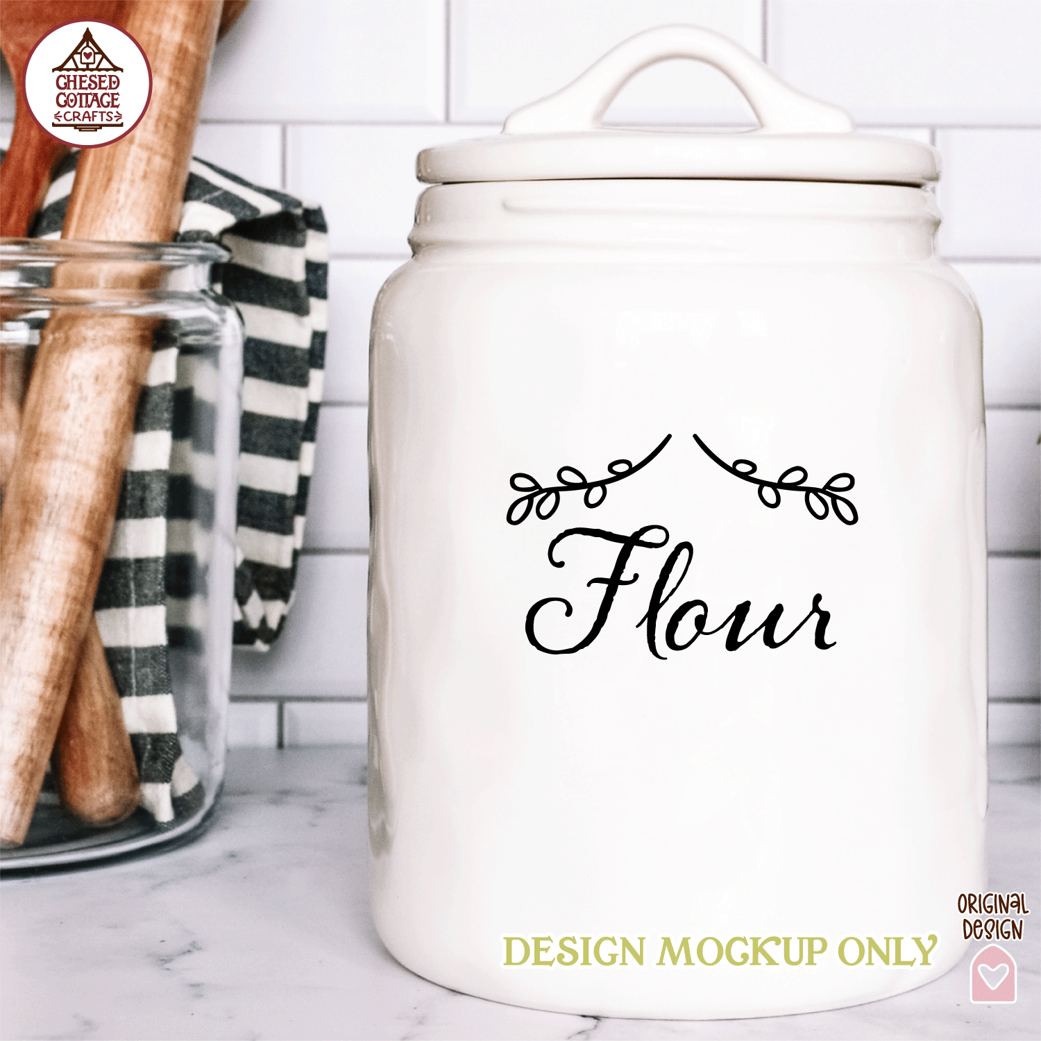 Floral Flourish Canister Labels - Image 6