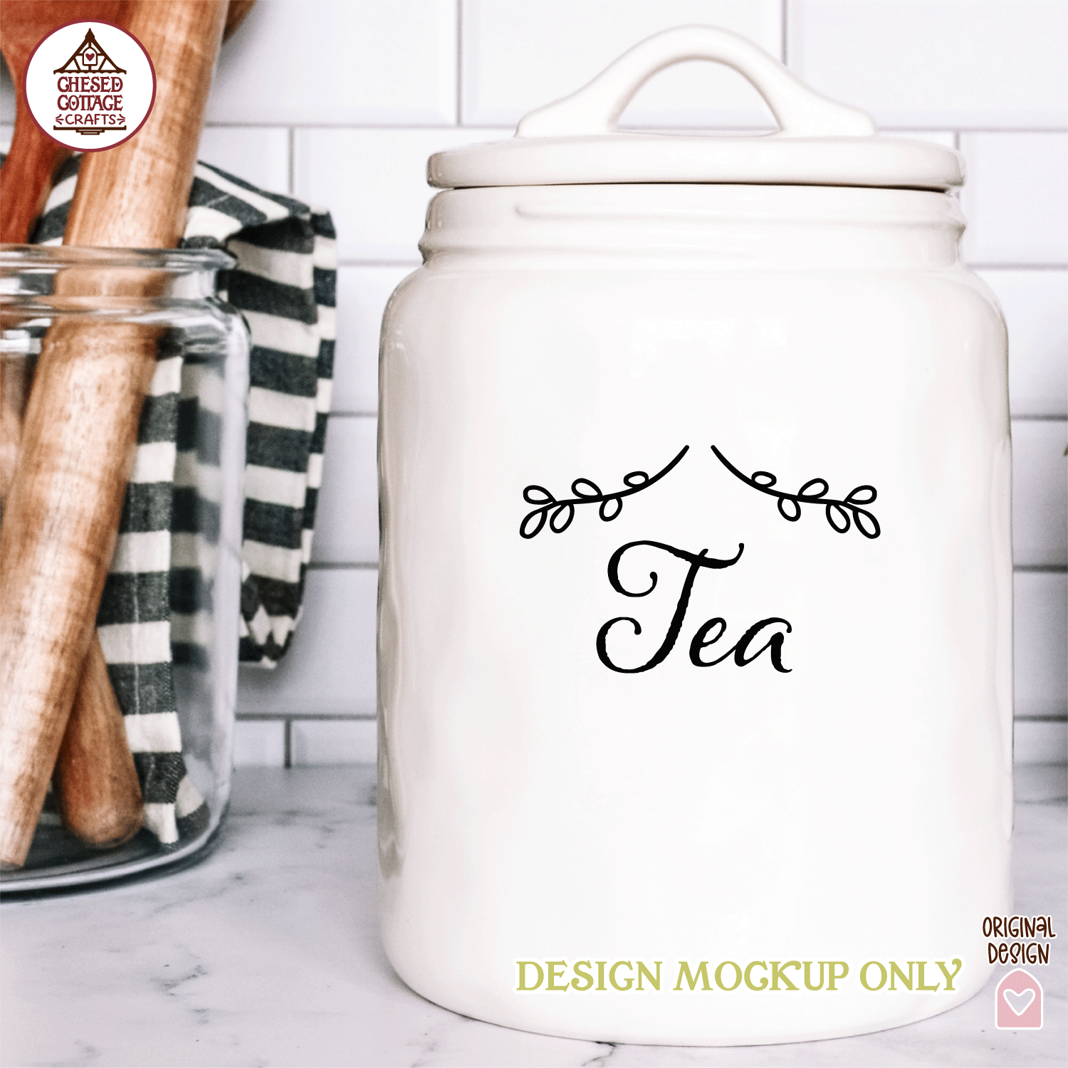 Floral Flourish Canister Labels - Image 4