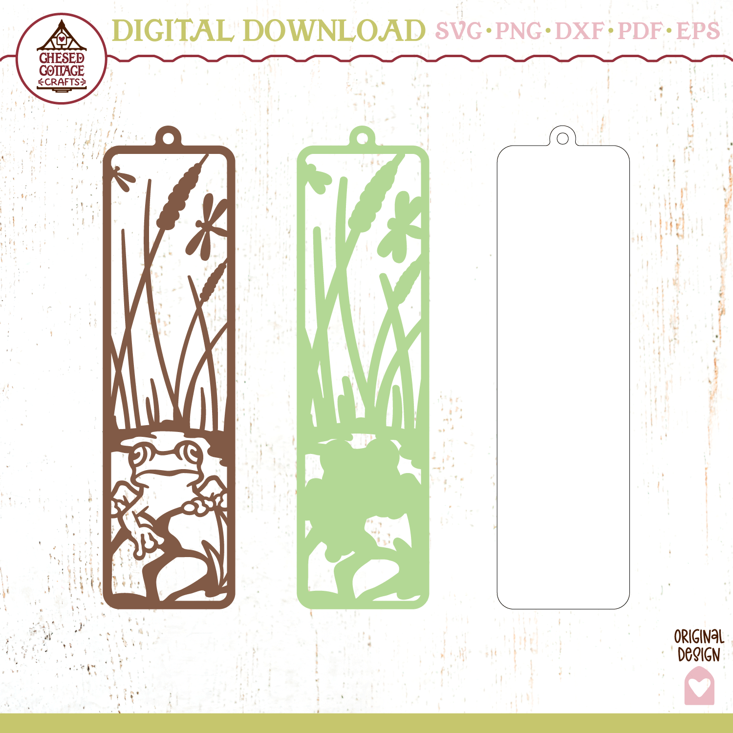 Frog In Pond Bookmark - Image 3