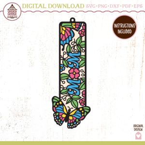 Mom Butterfly Bookmark