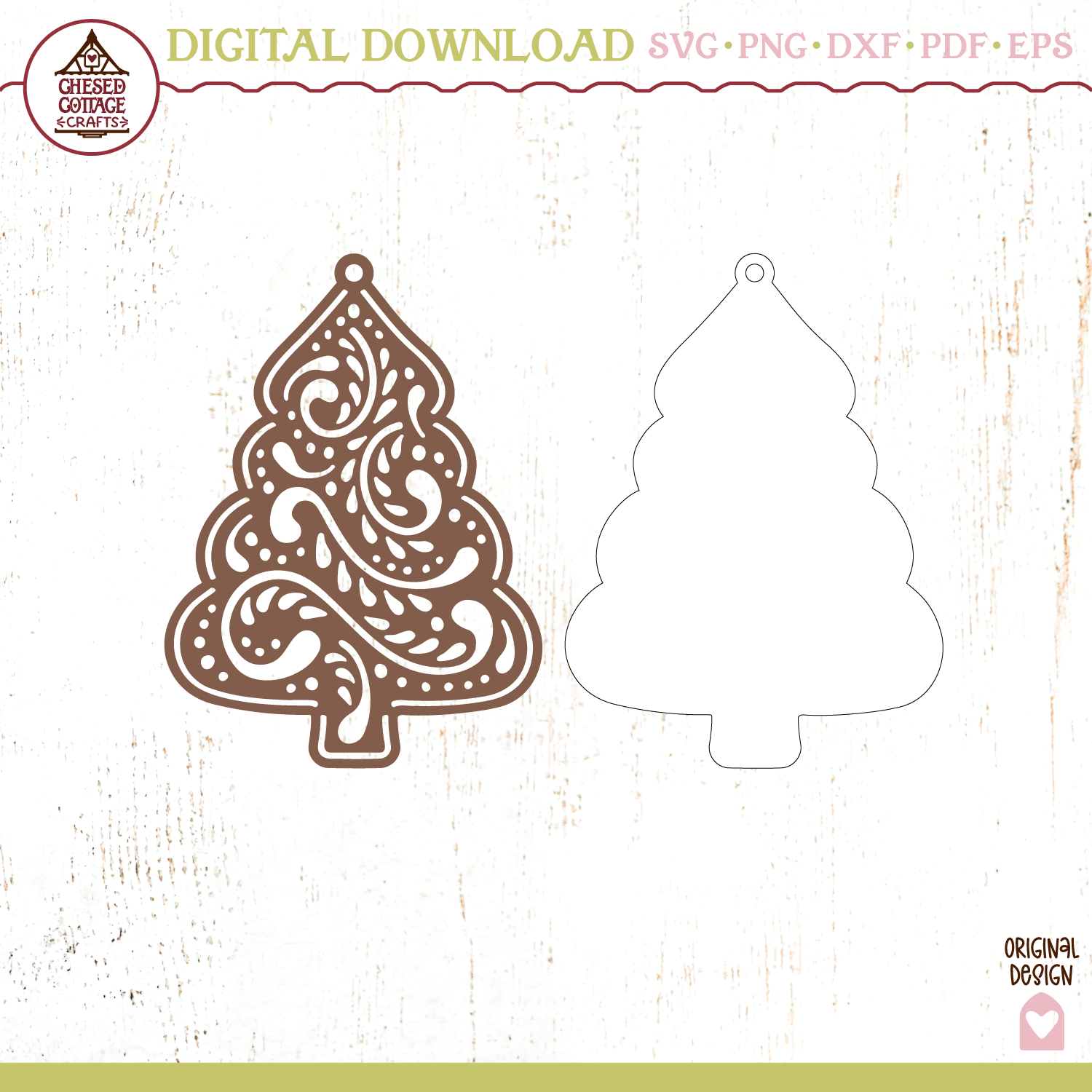 Gingerbread Tree Tag - Image 4