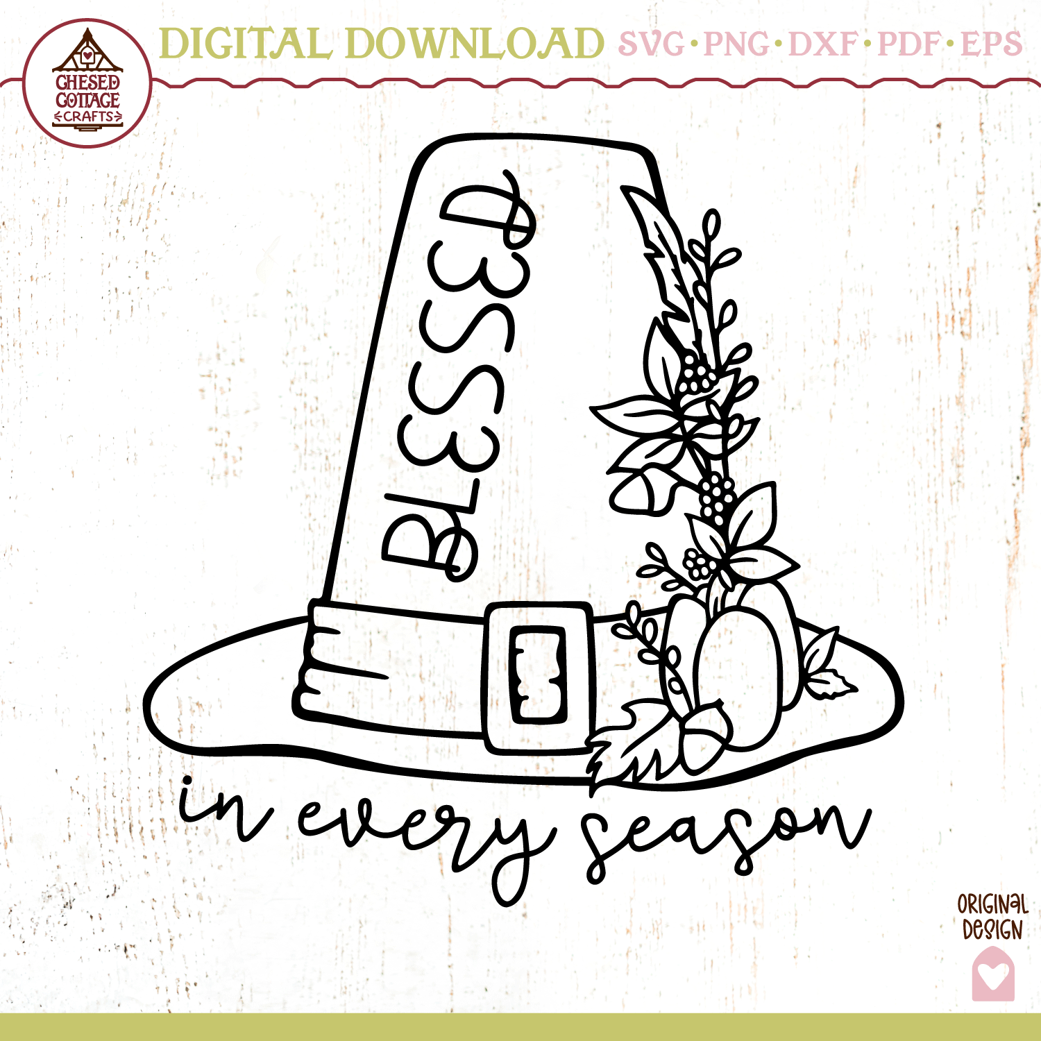 Blessed In Every Season Fall Hat