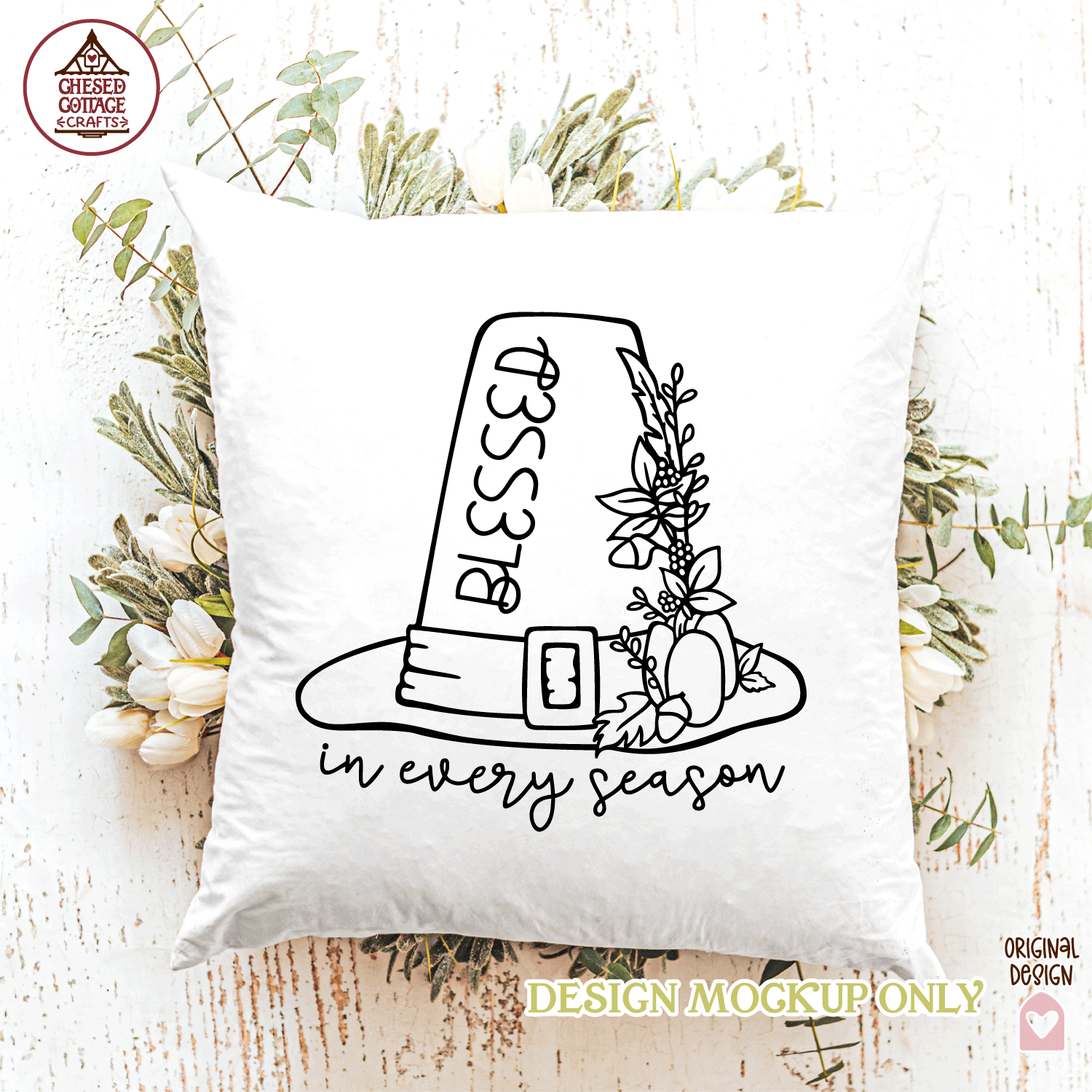 Blessed In Every Season Fall Hat - Image 3