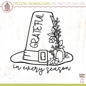 Grateful In Every Season Fall Hat