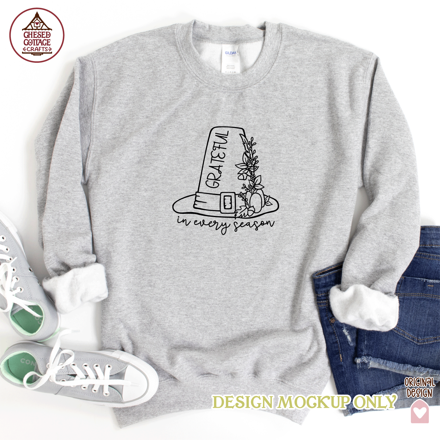 Grateful In Every Season Fall Hat - Image 2