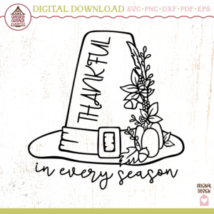 Thankful In Every Season Fall Hat