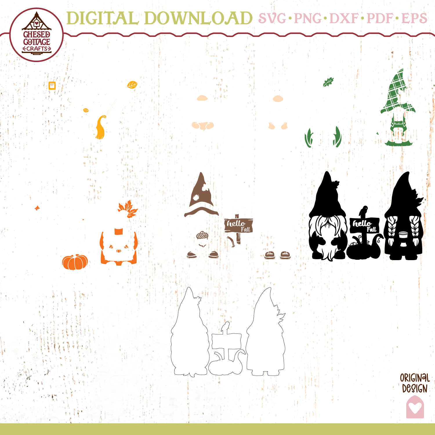 Fall Pumpkin Gnomes - Image 3