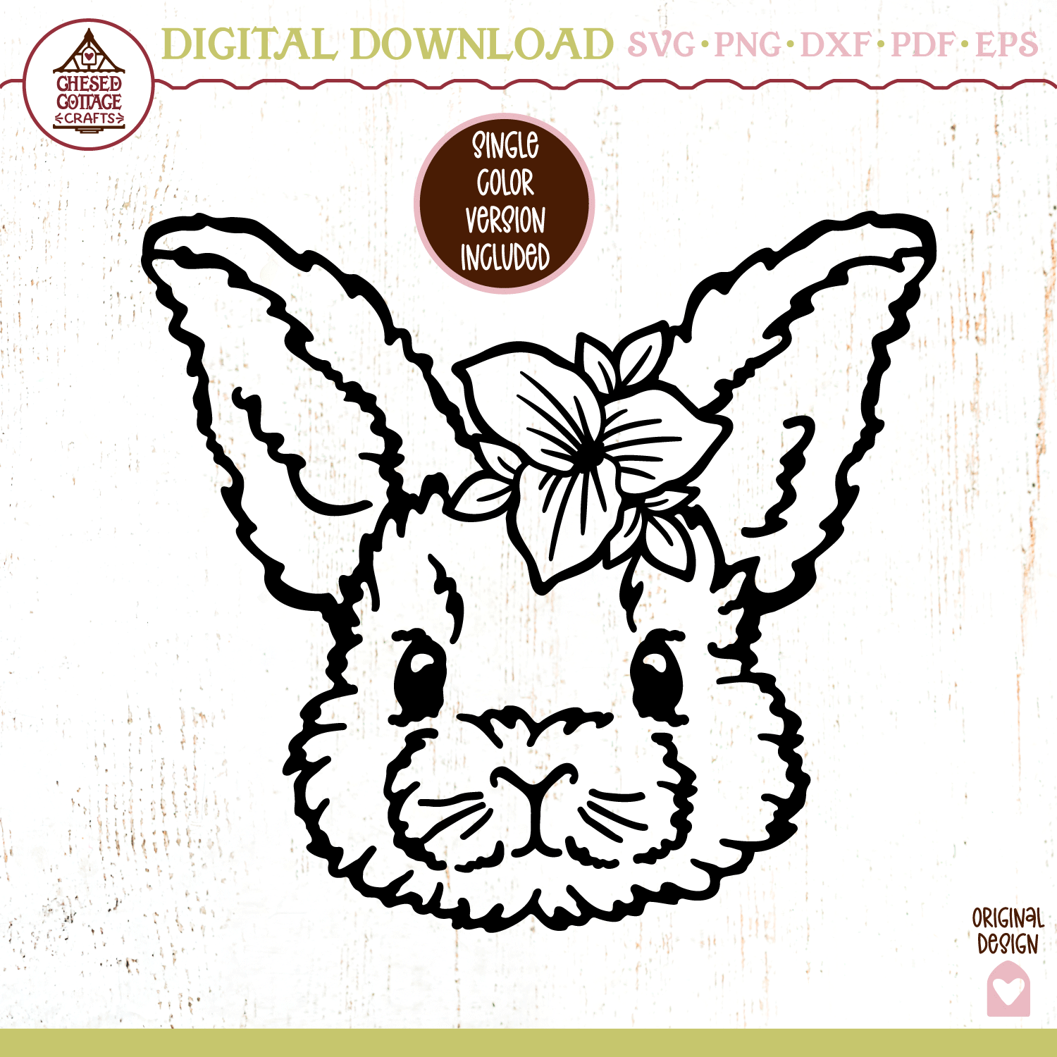 Floral Easter Bunny - Image 5