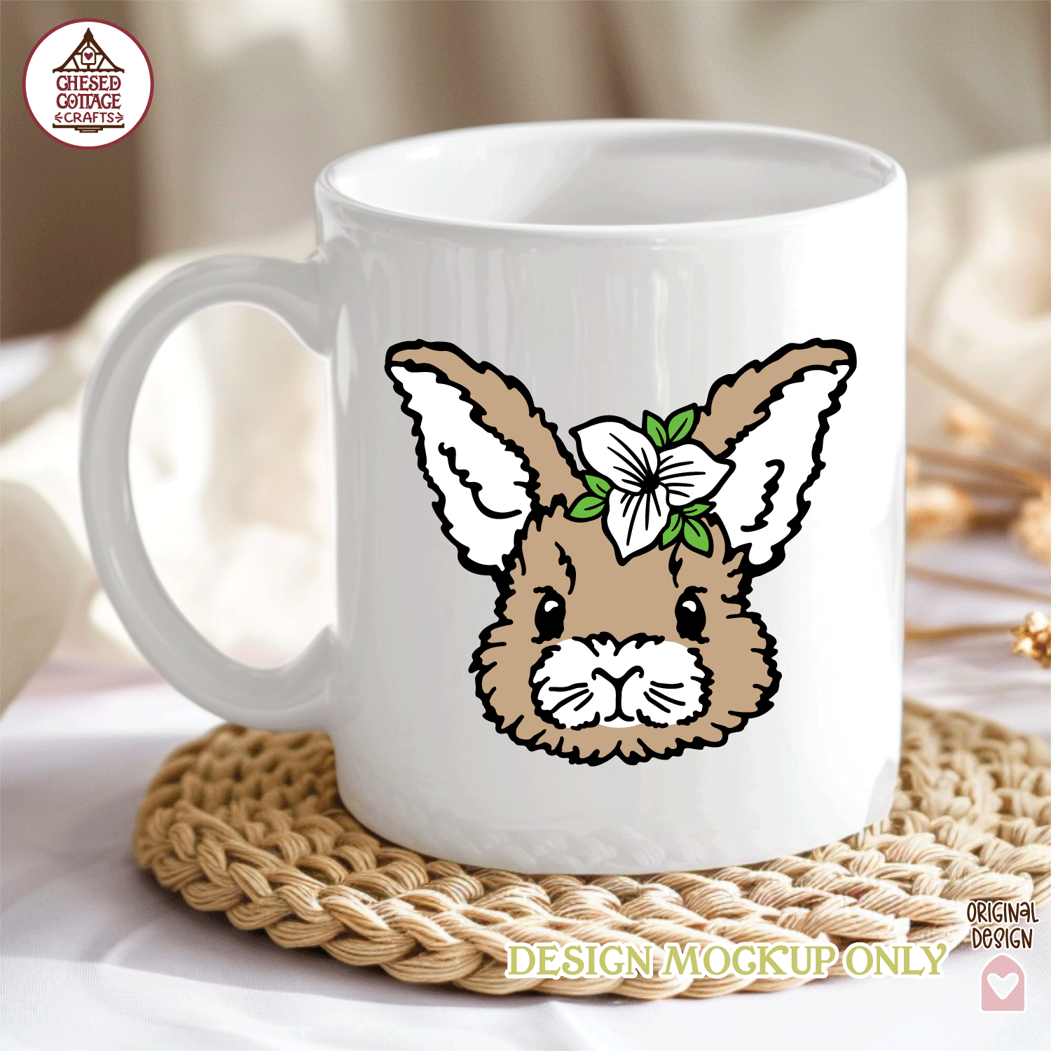 Floral Easter Bunny - Image 4