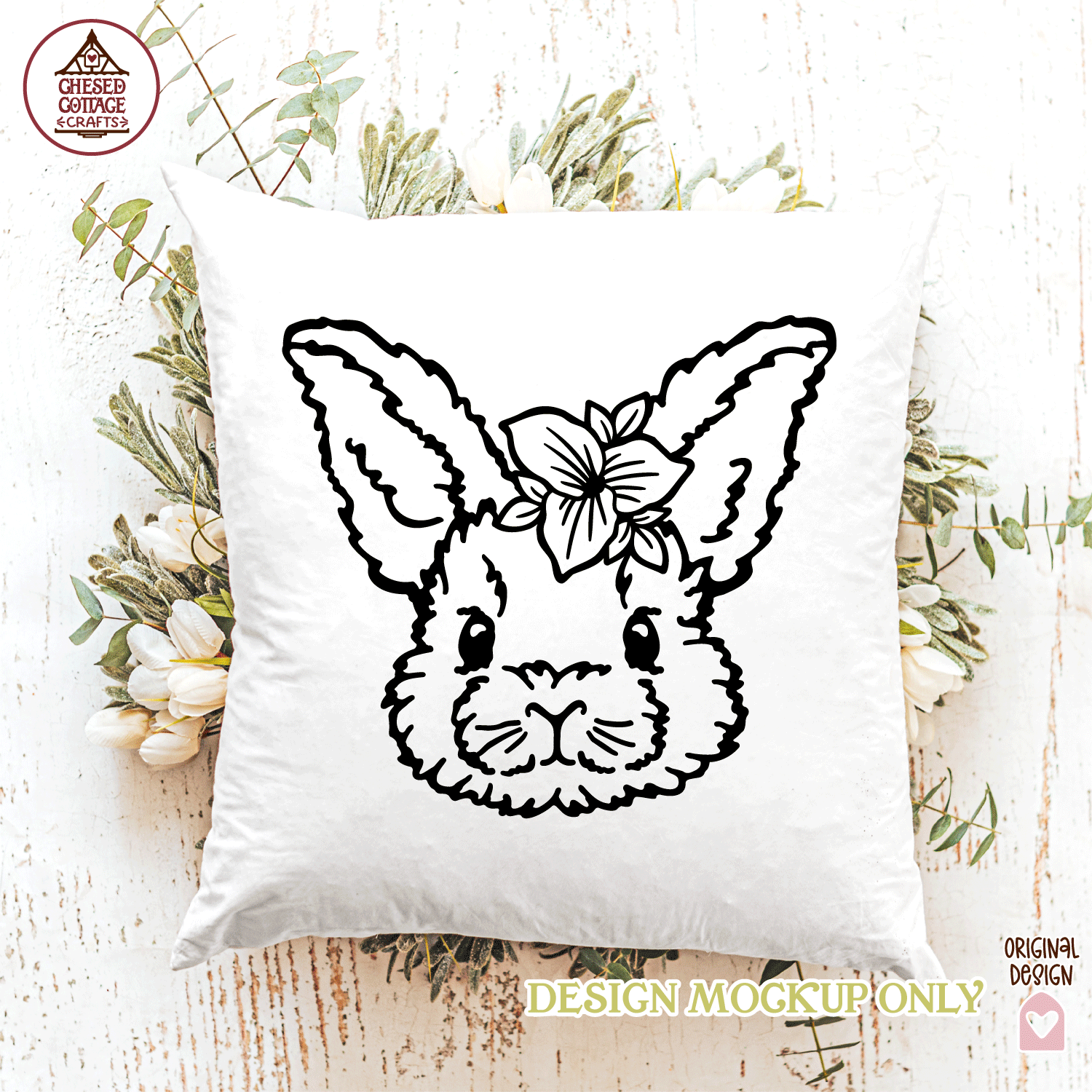 Floral Easter Bunny - Image 2