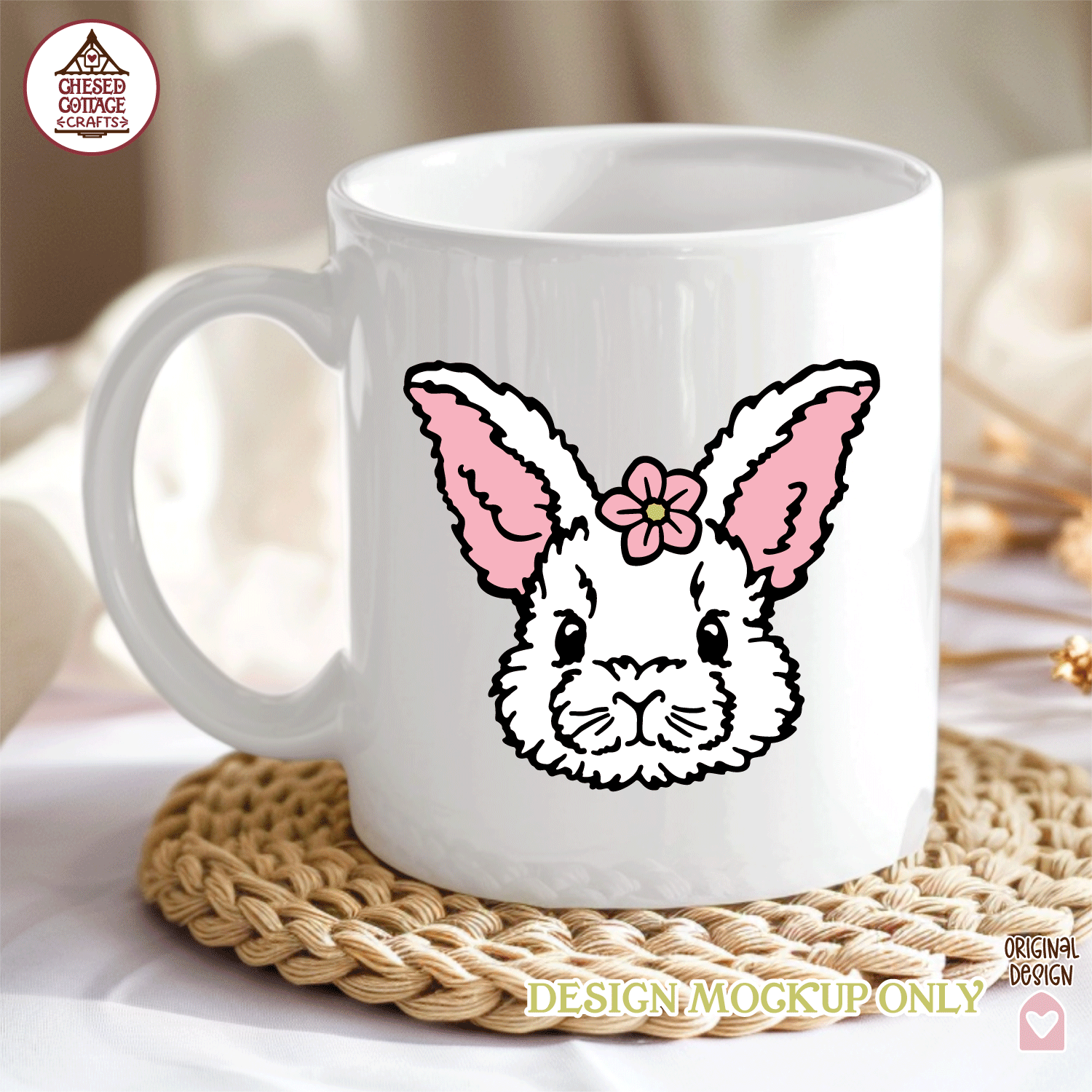 Floral Easter Bunny - Image 2