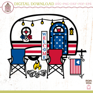 Patriotic Camper