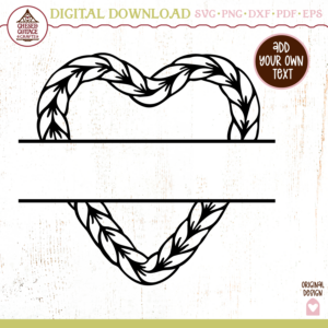 Rope Monogram Heart