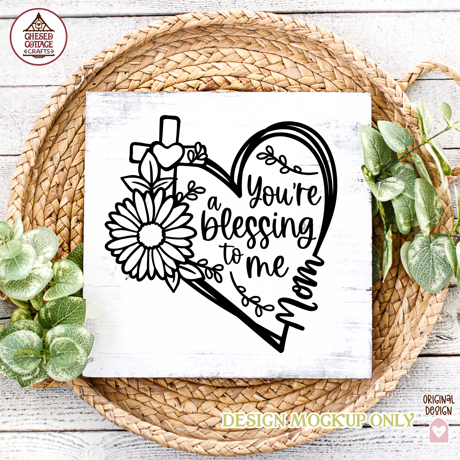 Mom You Are A Blessing To Me Heart - Image 2