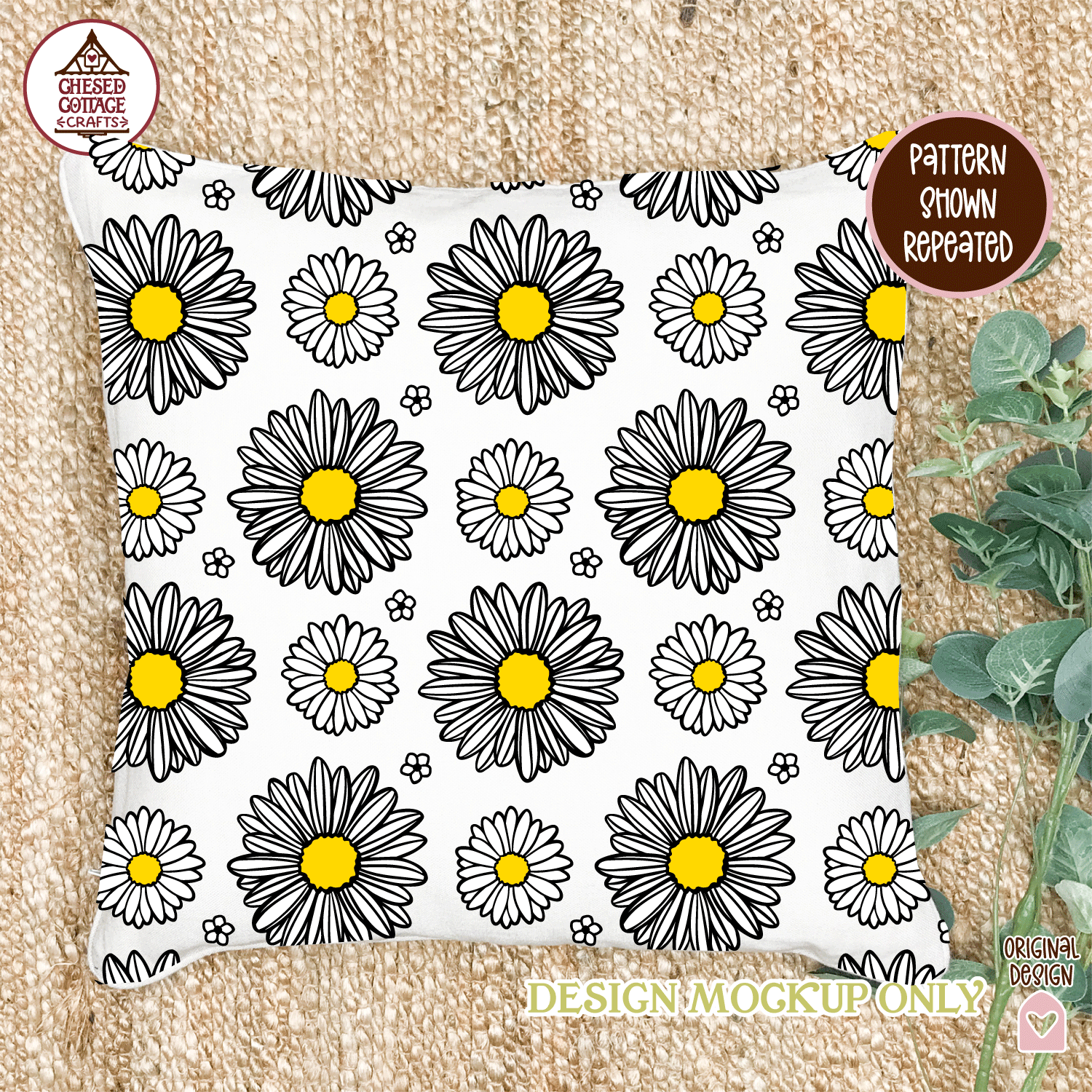 Seamless Daisy Pattern - Image 2