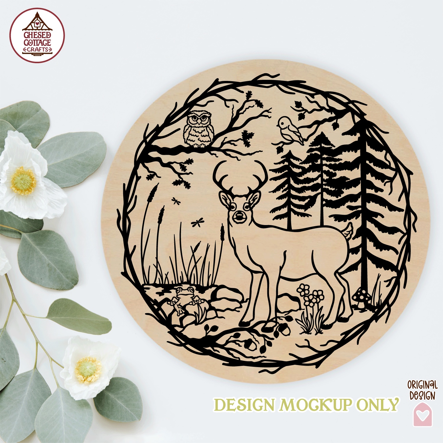 Deer Forest Scene - Image 3