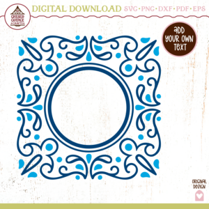 Flourish Monogram Tile