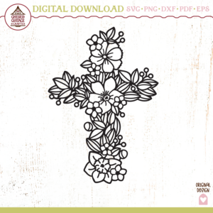 Floral Cross