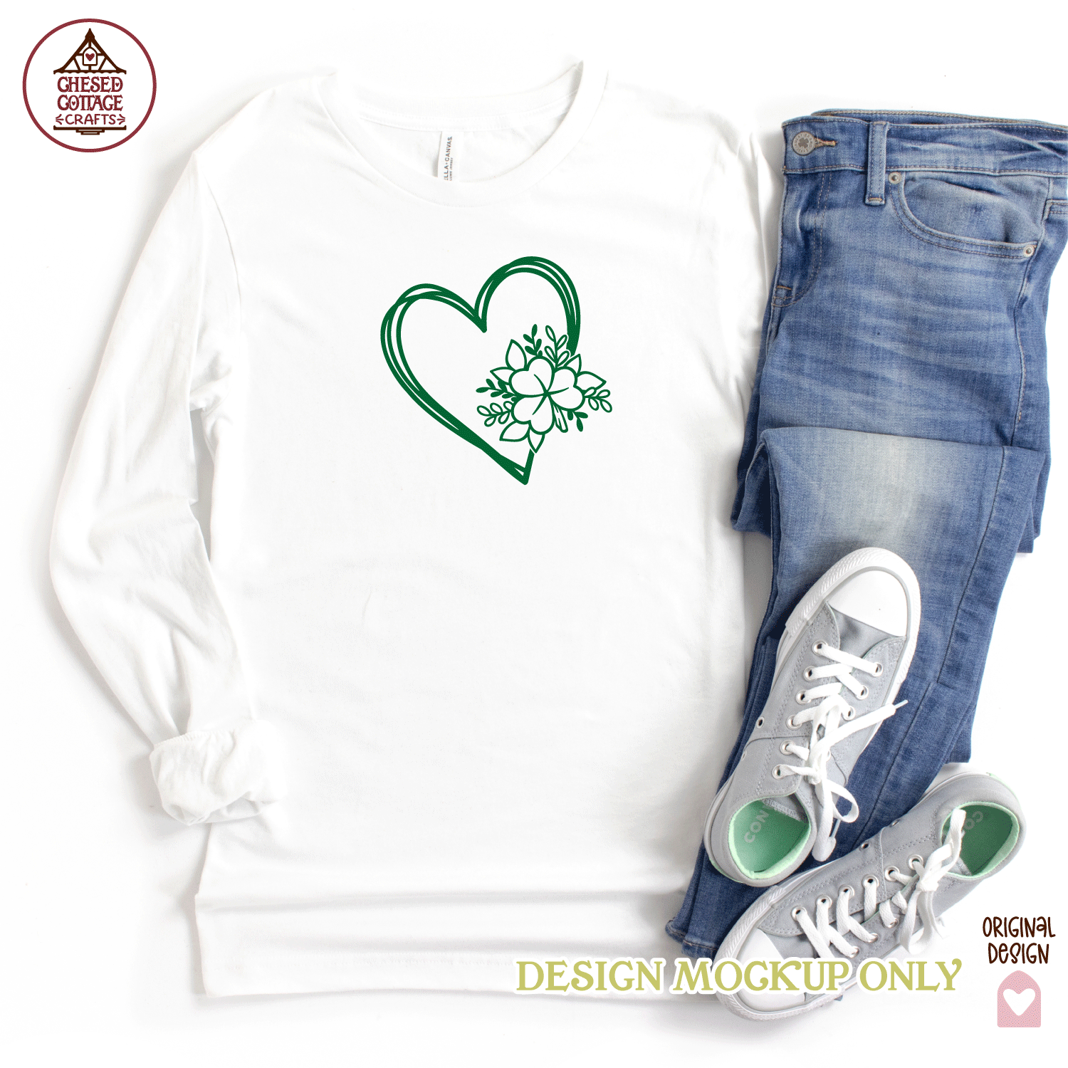 Floral Shamrock Heart - Image 2