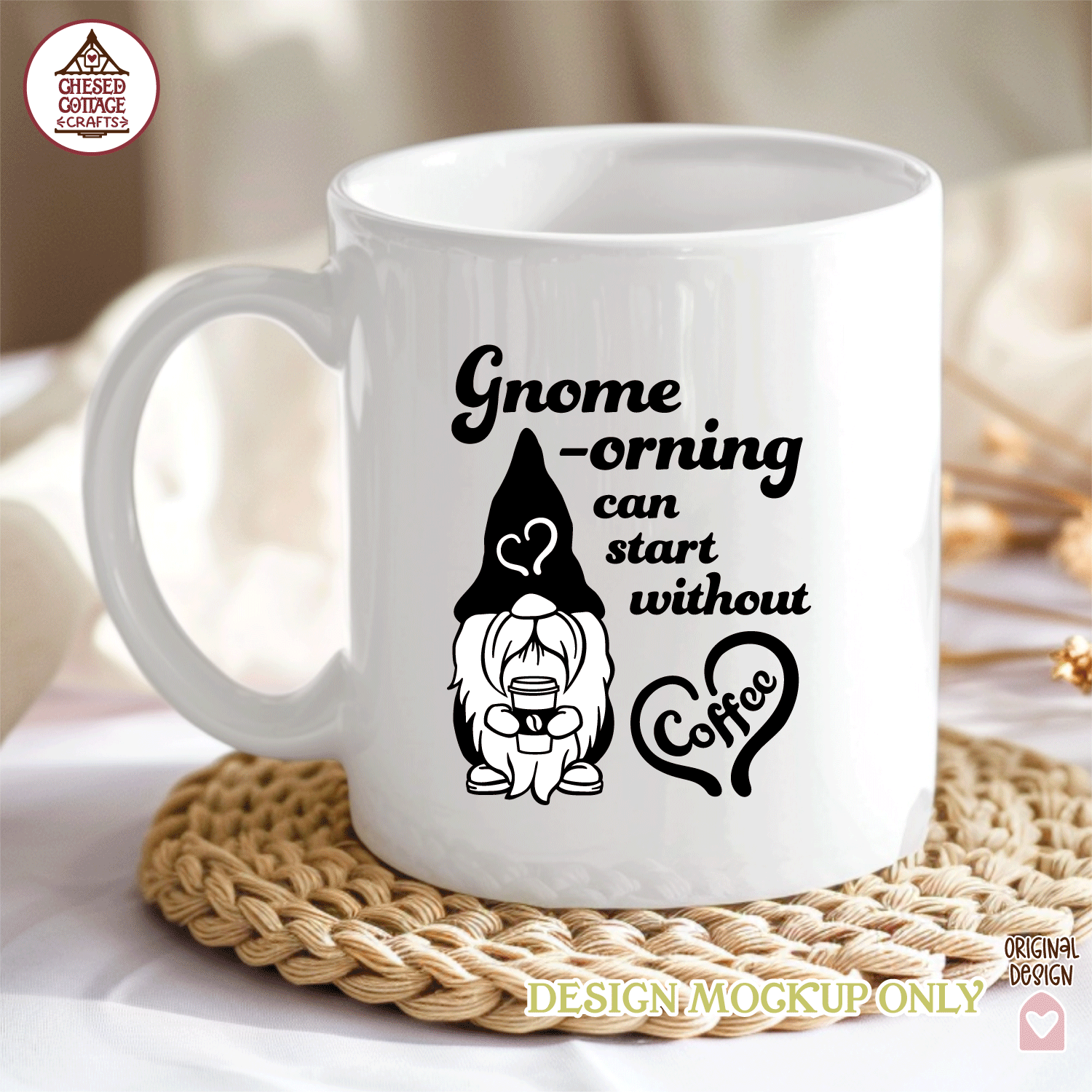 Gnome-orning Can Start Without Coffee Gnome - Image 2