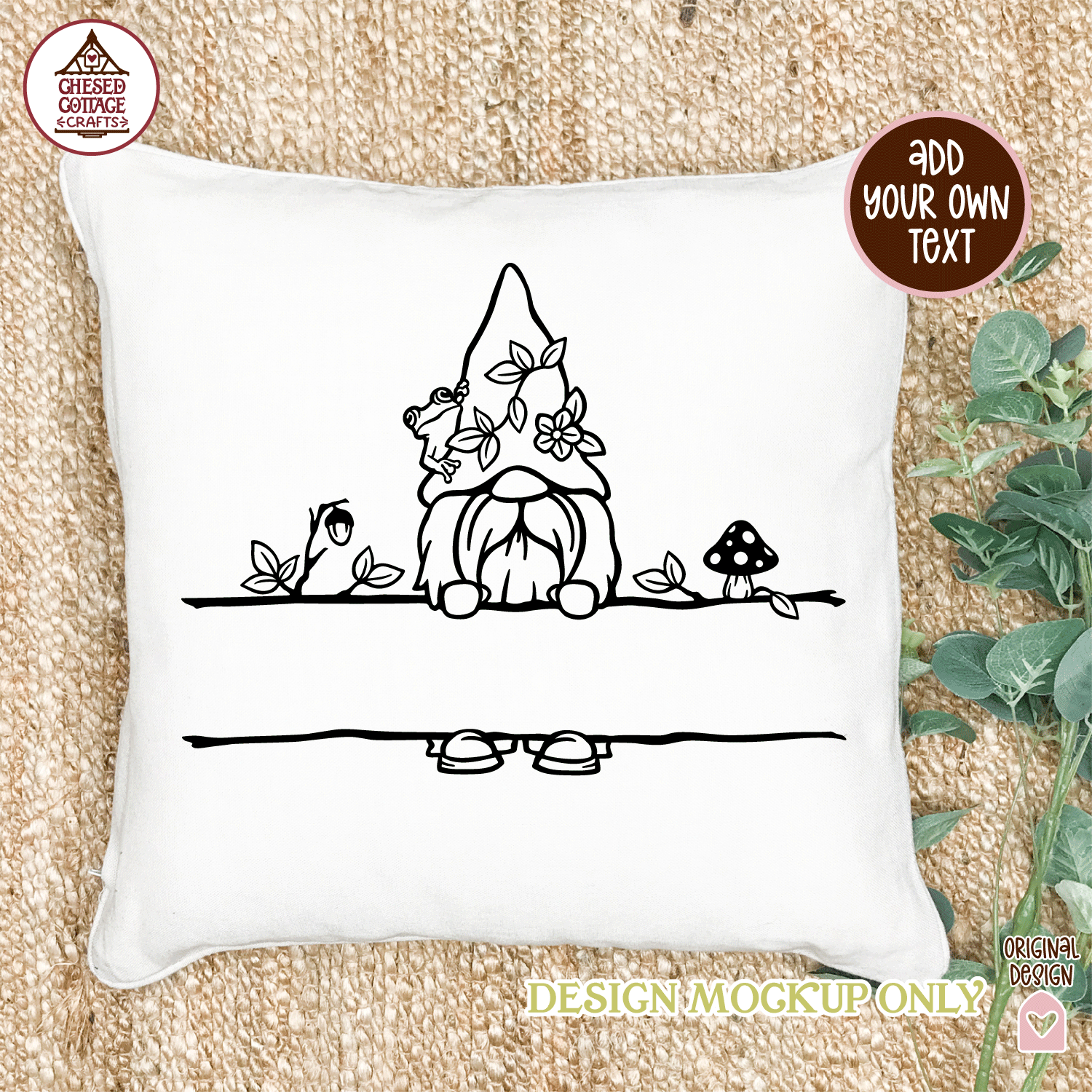 Woodland Gnome Monogram - Image 3