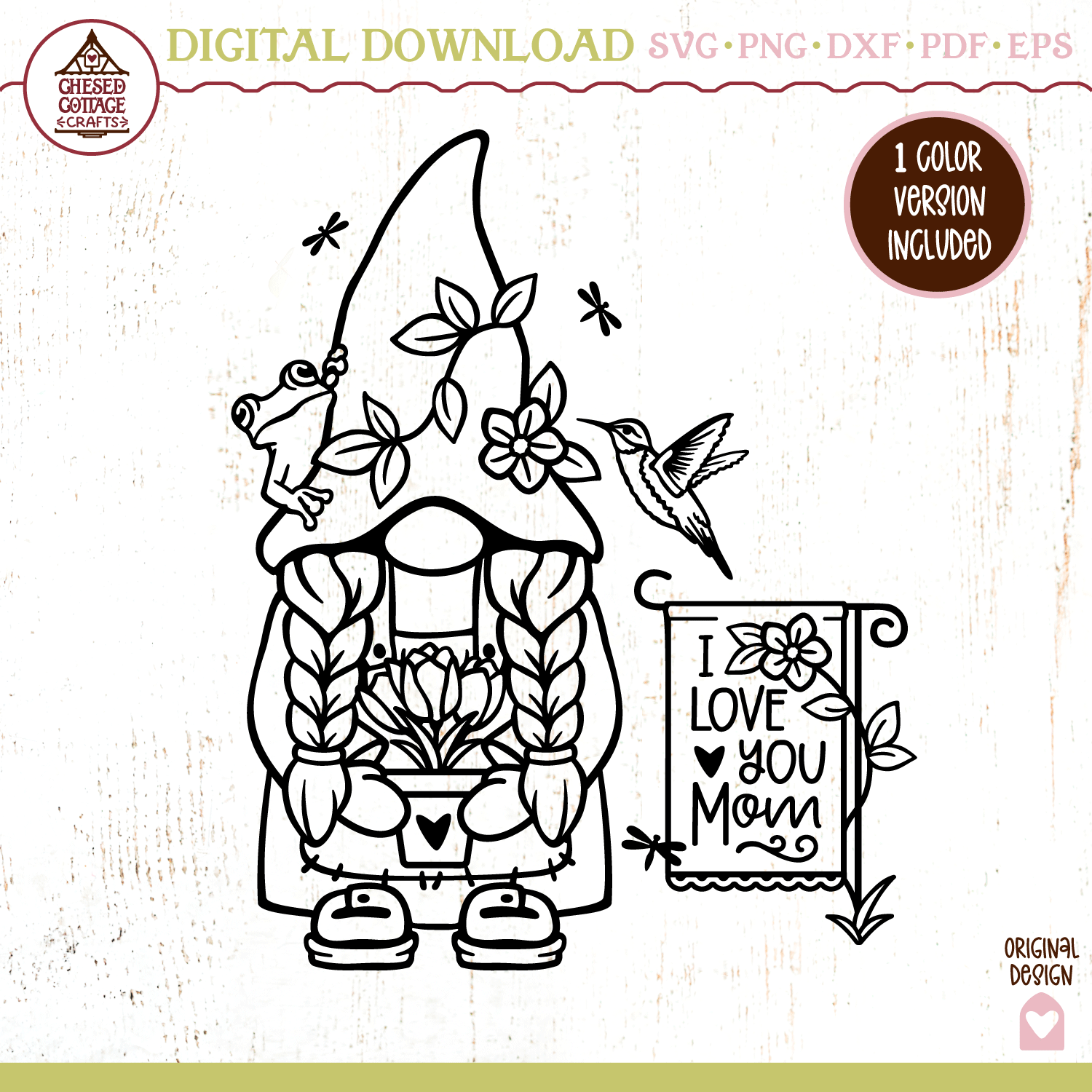 Mother's Day Girl Gnome - Image 7