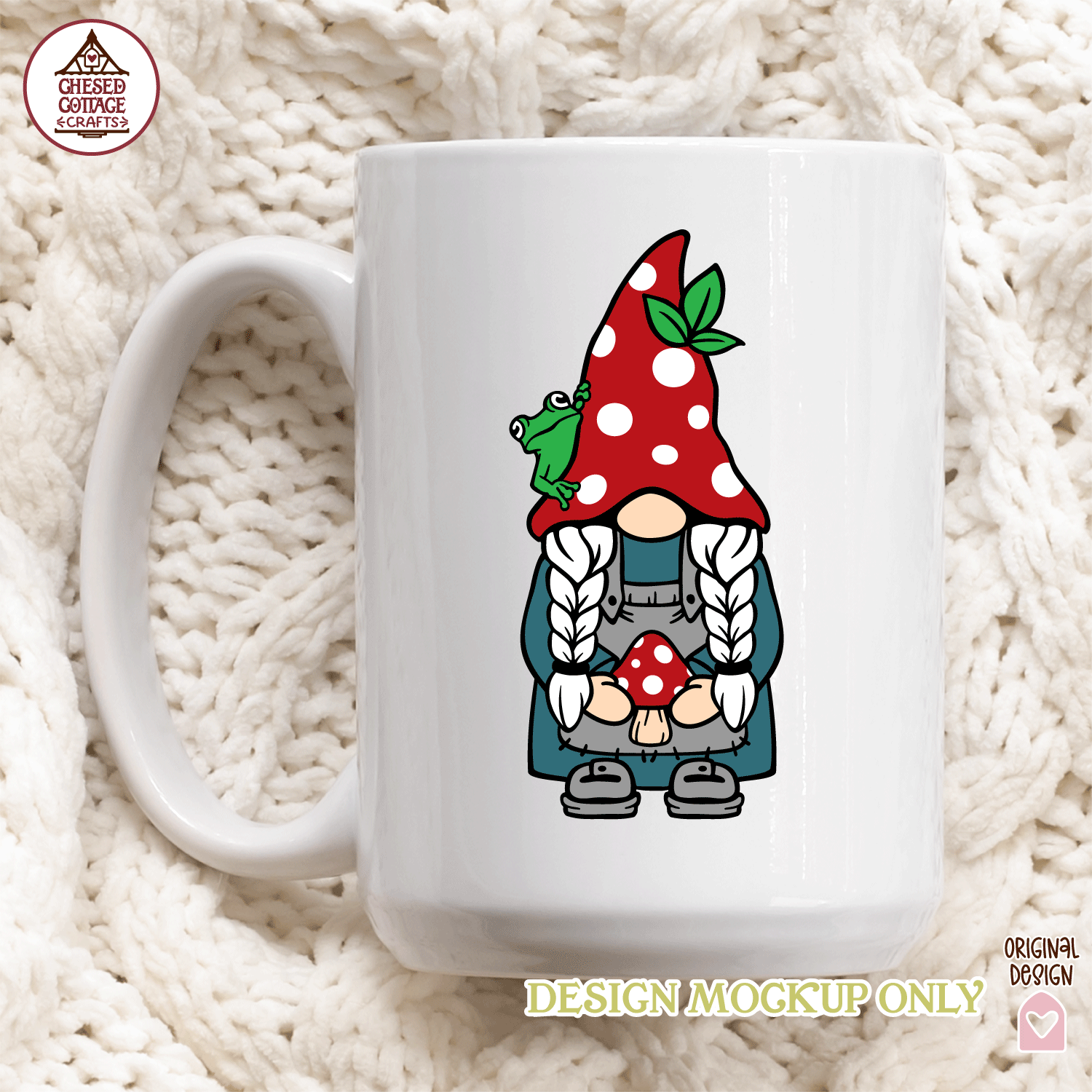 Mushroom Girl Gnome - Image 4