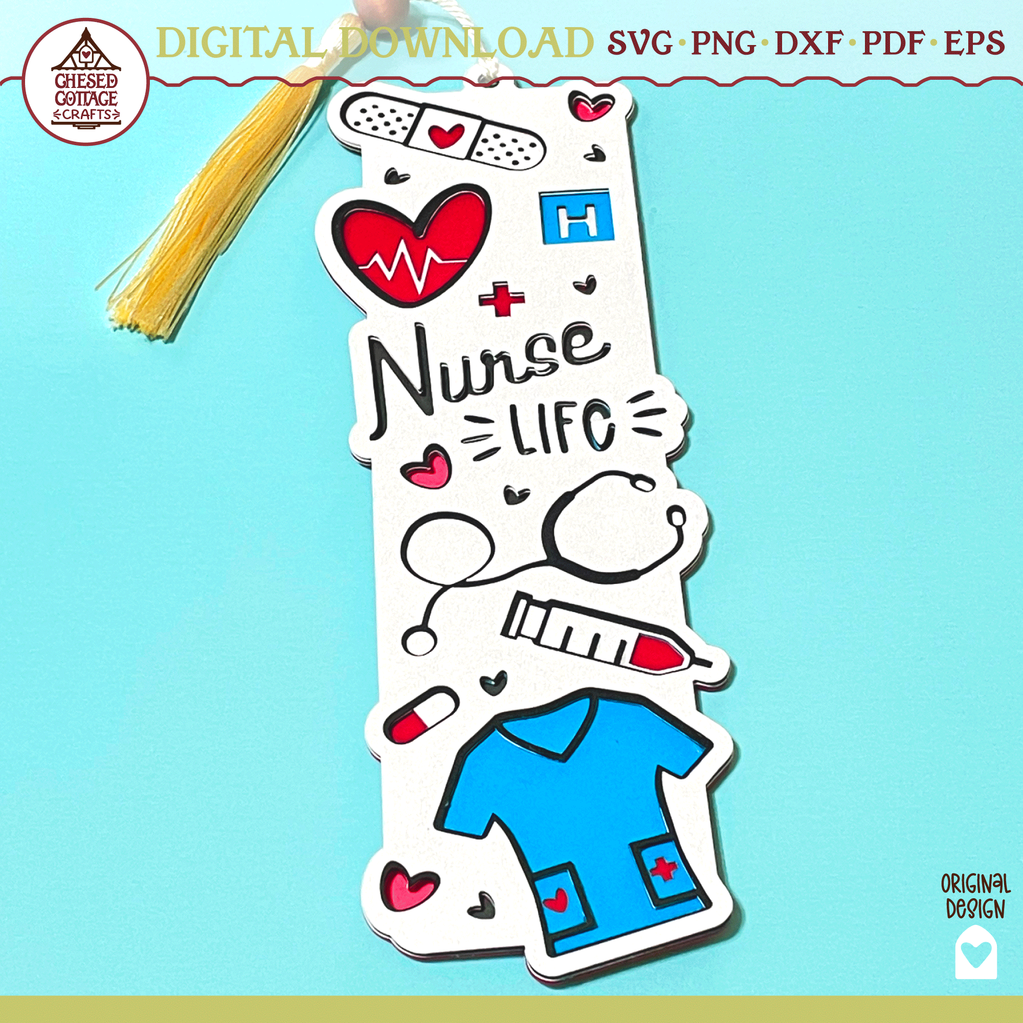 Nurse Life Bookmark - Image 2