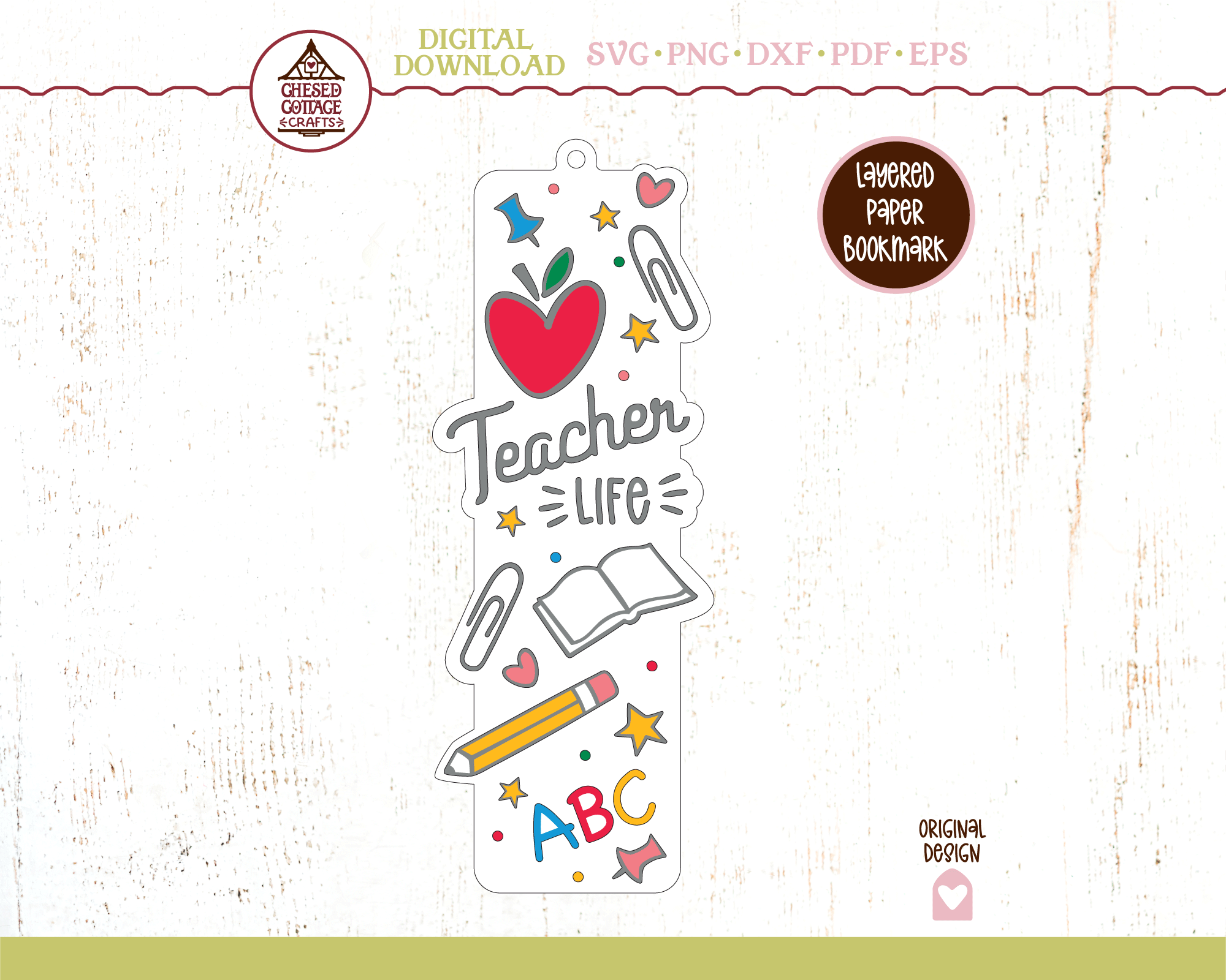 Teacher Life Bookmark