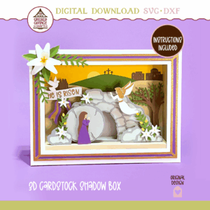 Easter Resurrection 3D Shadow Box