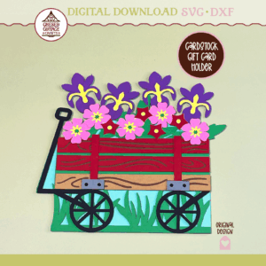 Wagon Scene Gift Card Holder