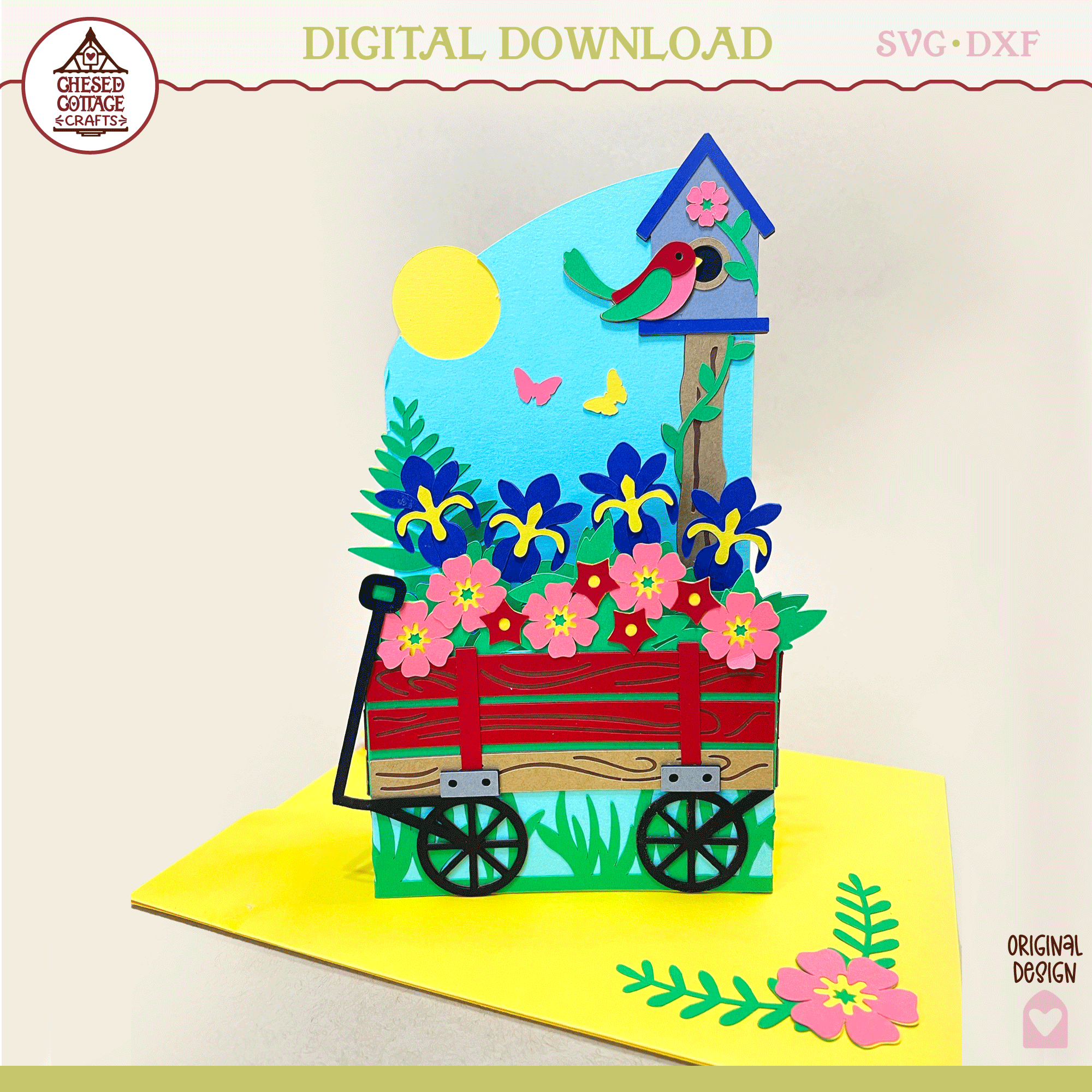 Wagon Scene Box Card - Image 6