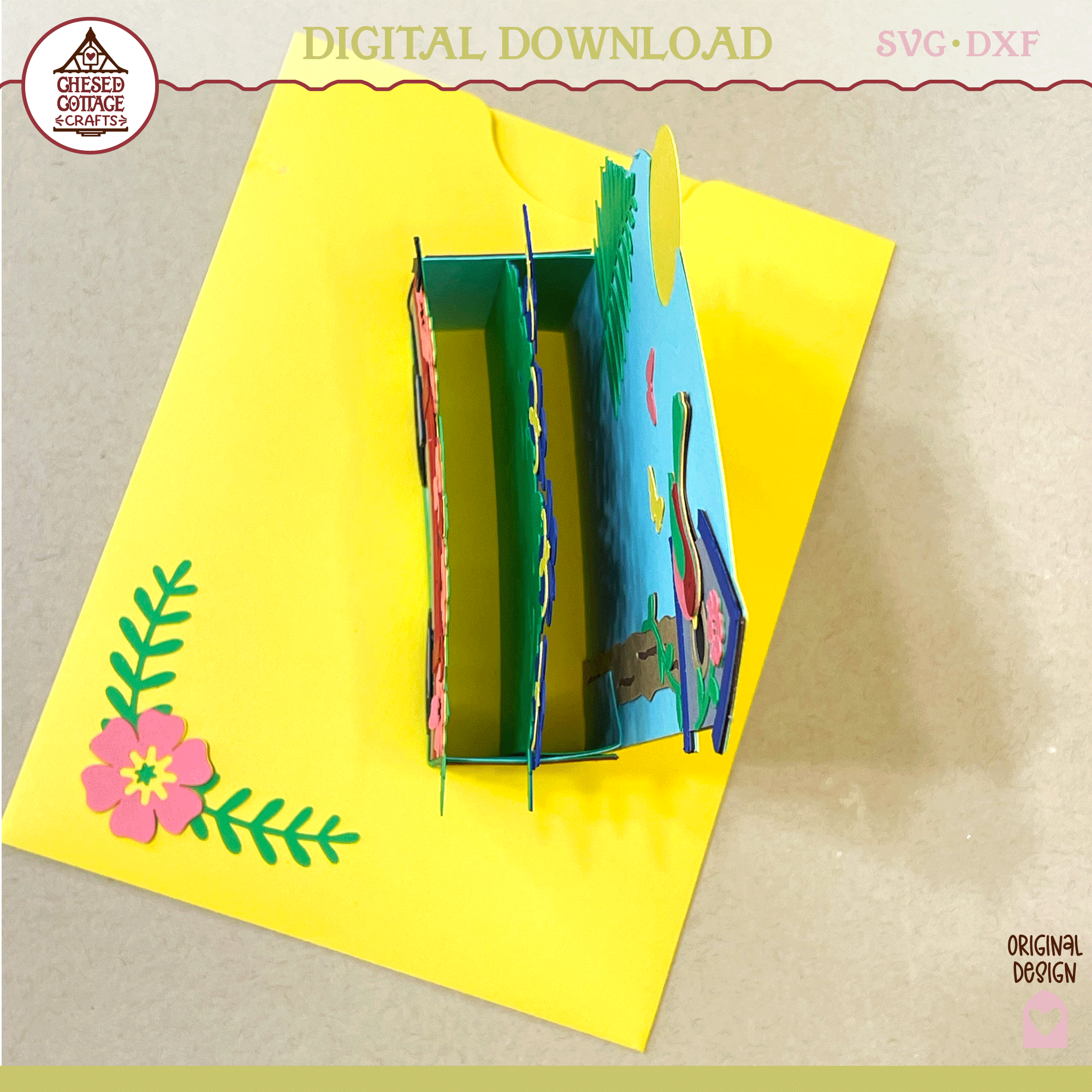 Wagon Scene Box Card - Image 5